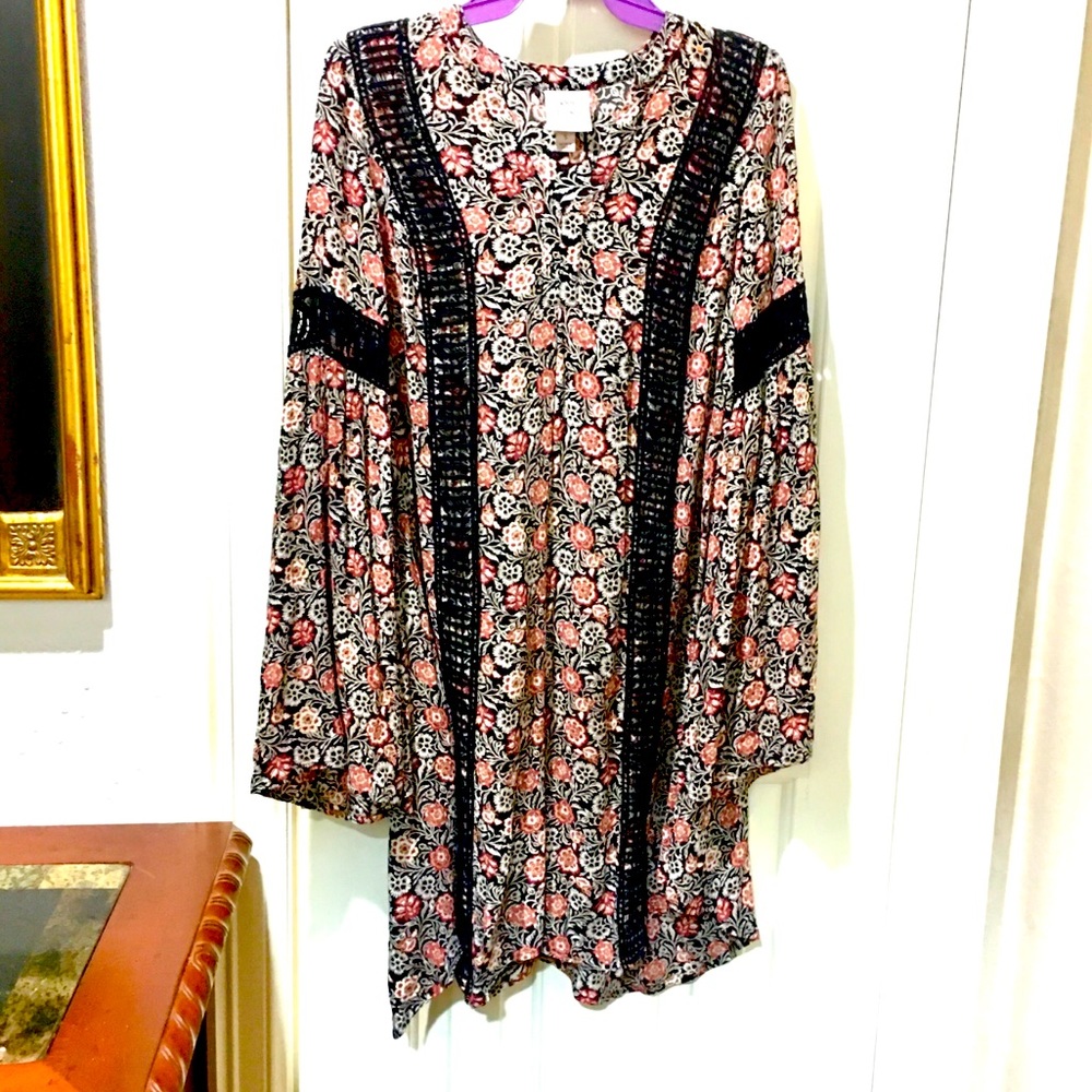 Target brand boho gypsy festival mini dress - Picture 1 of 7